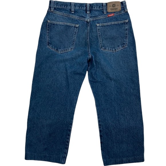 Wrangler Regular Fit Jeans Modified Length Jeans - 34" Waist, 23" Inseam - Picture 5 of 5